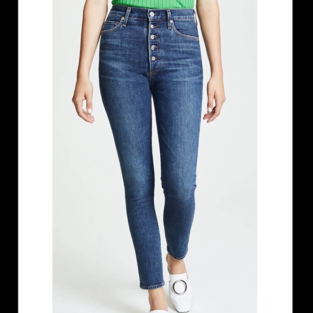 Citizens of Humanity Olivia Exposed Fly High Rise Jeans
